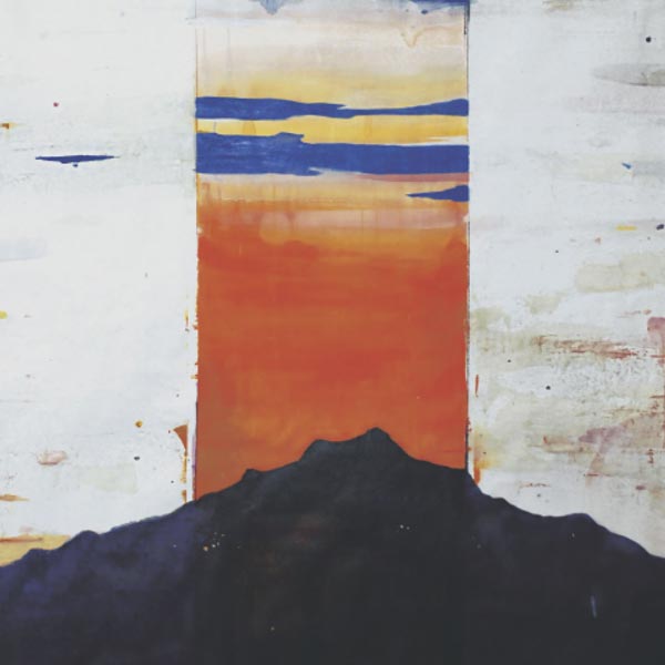Giovanni Bonaldi - Il suono di un cielo nel canto di una nuvola - tecnica mista, 2015, olio su carta, 217x151