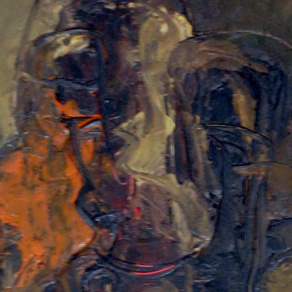 Claudio Silini - Volto - olio su tela, cm 50x70