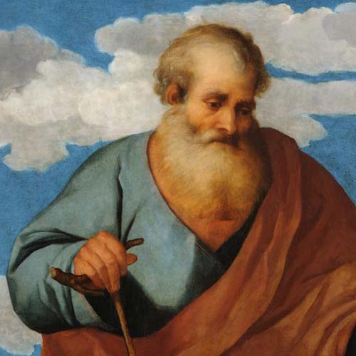 Palma il Vecchio (Negretti Jacopo) - San Giuseppe - Polittico della Presentazione della Vergine - olio su tavola, 70,1 × 63,6 cm Serina, Santa Maria Annunciata Restauro affidato da Fondazione Creberg a Eugenia De Beni in collaborazione con Fabiana Maurizio (per la parte pittorica), Leone Algisi, Ciro Castelli (per i supporti lignei)  (Anno 2013-2015) 