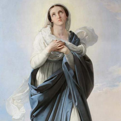 Trécourt Giacomo - Immacolata concezione - olio su tela, 298 × 151 cm Adrara San Martino, Santi Martino, Carlo Borromeo e Natività della B.V. Restauro affidato da Fondazione Creberg a Francesca Ravelli con la collaborazione di Sara Offredi (Anno 2011) 